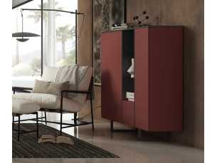 High lacquered sideboard with doors and drawer - TORINO 2