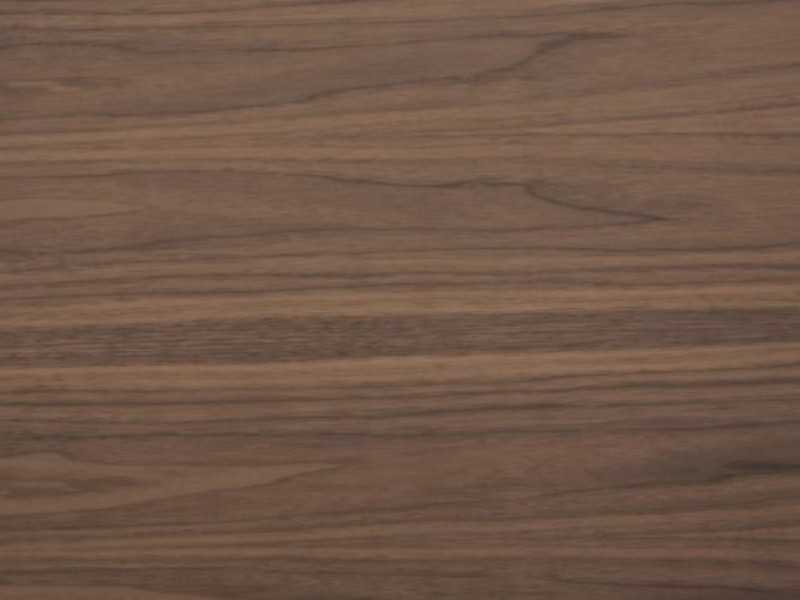 Round corner table in walnut with porcelain marble top - AYERIM