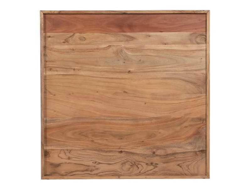 Table basse en bois et structure en fer laqué - KELLNERIN