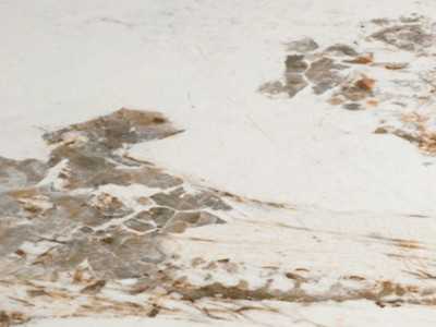 Mesa de centro en nogal con tapa mármol porcelánico - SYMI