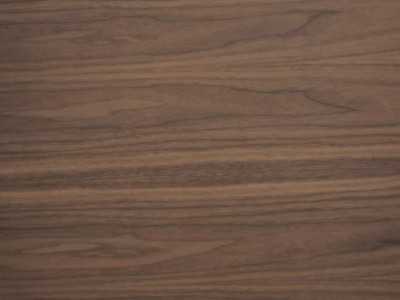 Mesa de rincón en madera de nogal y tapa de cristal templado - DAISY