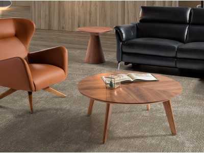 Table d'appoint / table de nuit en bois de noyer - MAIRA Table d'appoint / table de nuit en bois de noyer - MAIRA