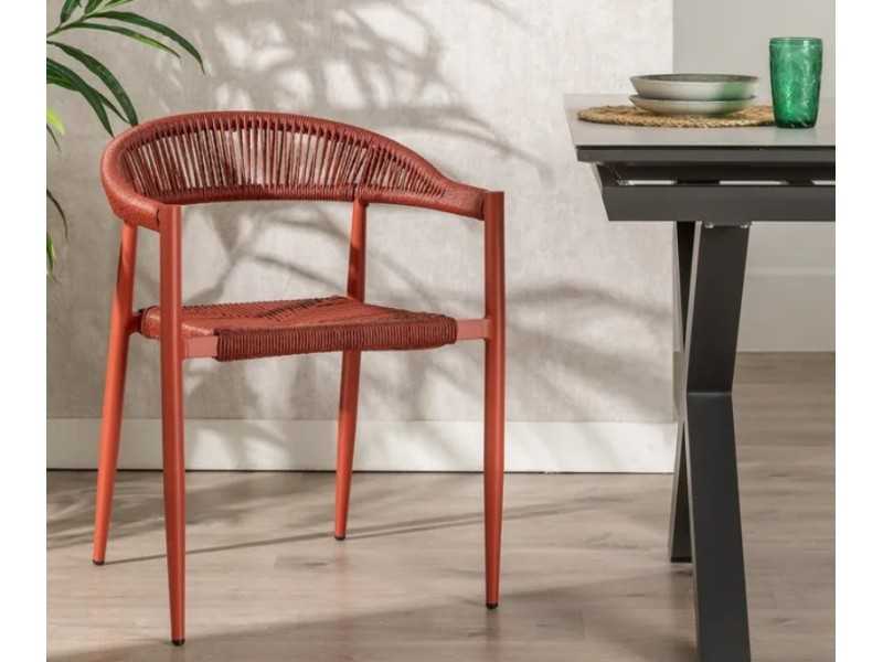 Aluminum outdoor chair - WASSER CALDERA
