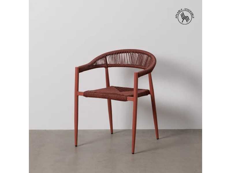 Aluminum outdoor chair - WASSER CALDERA