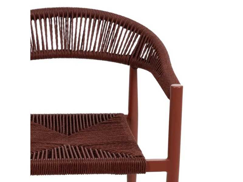 Aluminum outdoor chair - WASSER CALDERA