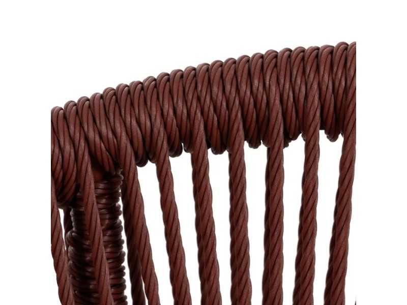 Aluminum outdoor chair - WASSER CALDERA