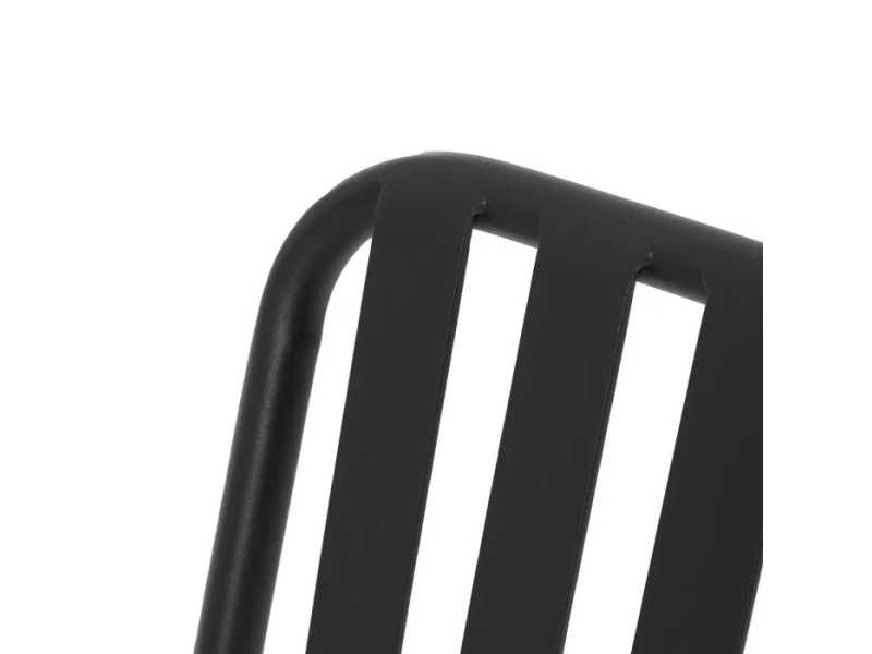 Chaise d'extérieur avec accoudoirs en acier - SIESTA