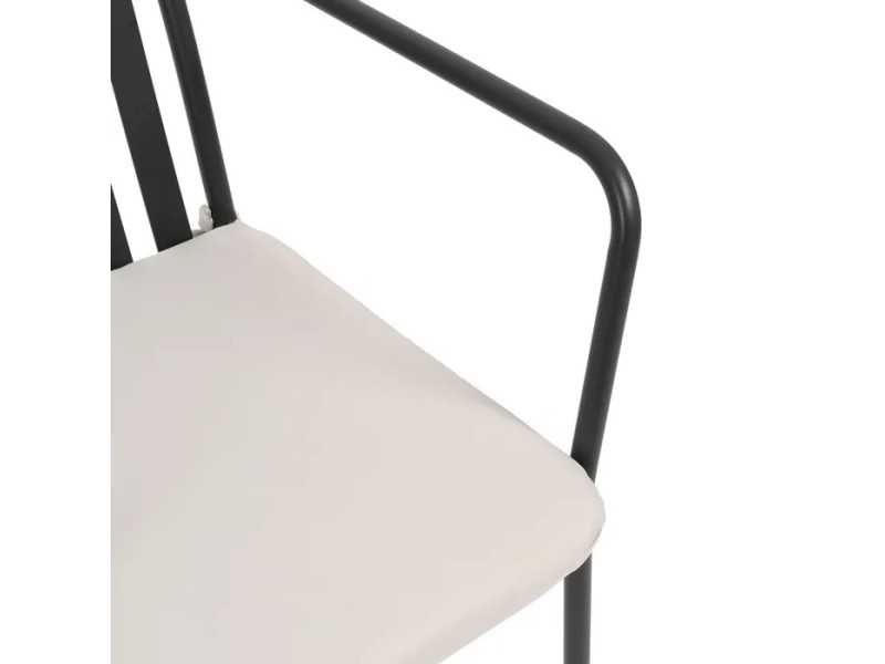 Chaise d'extérieur avec accoudoirs en acier - SIESTA