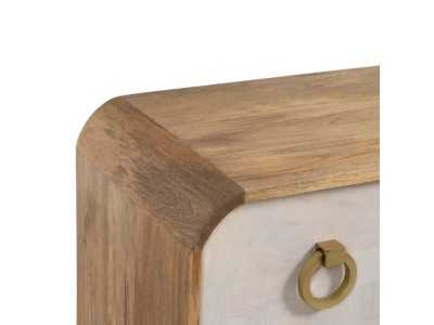 Cómoda de diseño en madera de mango - KURVEN