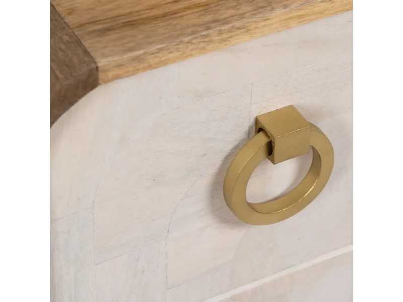 Commode design en bois de manguier - KURVEN