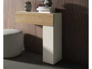 Lacquered and oak wood entrance console - SHANA 2