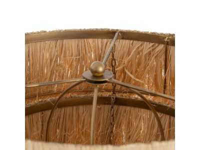 Raffia floor lamp - MYKONOS 1