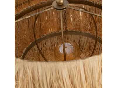 Raffia floor lamp - MYKONOS 1