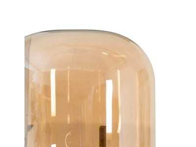 Lámpara de pie en acero y cristal - CAPSULE