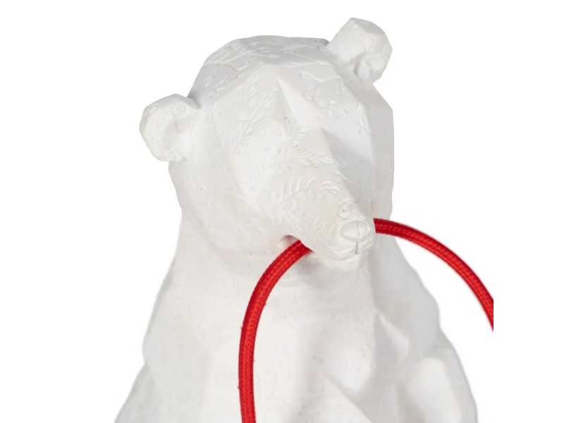 Polyresin table lamp - OURS