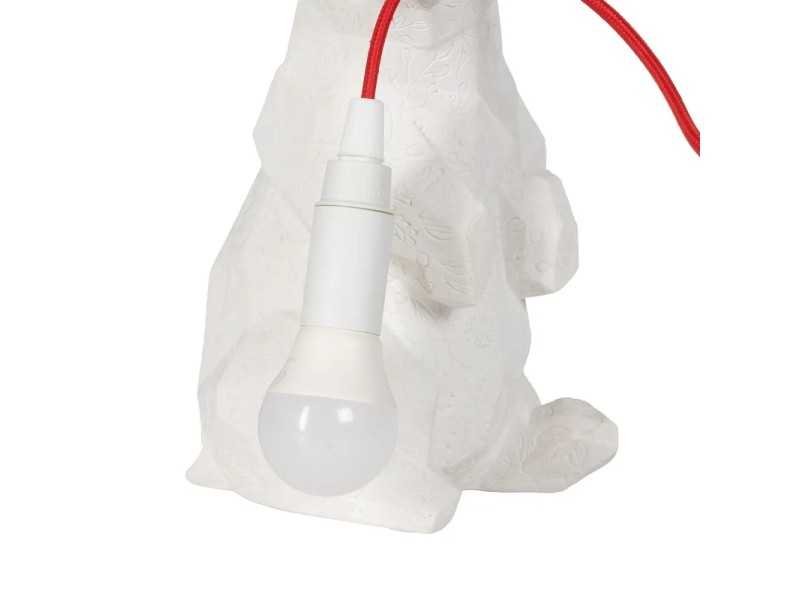 Polyresin table lamp - OURS