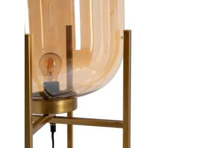 Lámpara de mesa en acero y cristal - CAPSULE Lámpara de mesa en acero y cristal - CAPSULE