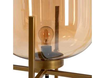 Lámpara de mesa en acero y cristal - CAPSULE Lámpara de mesa en acero y cristal - CAPSULE