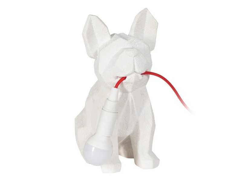 Polyresin table lamp - CHIOT