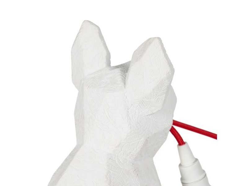 Polyresin table lamp - CHIOT