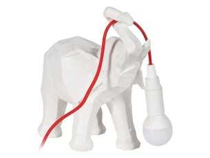 Polyresin table lamp - ÉLÉPHANT