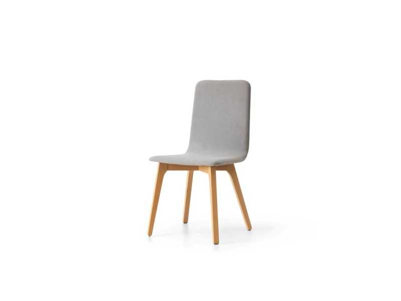 Chaise tapissé design nordique - ANNIKA