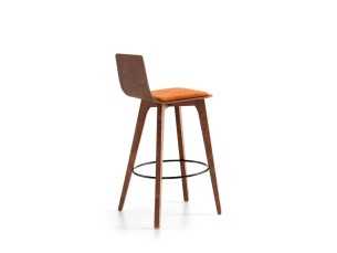 Tabouret design nordique avec coussin - ANNIKA WOOD 2