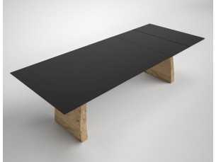 Table à manger extensible en bois - AINHOA 2