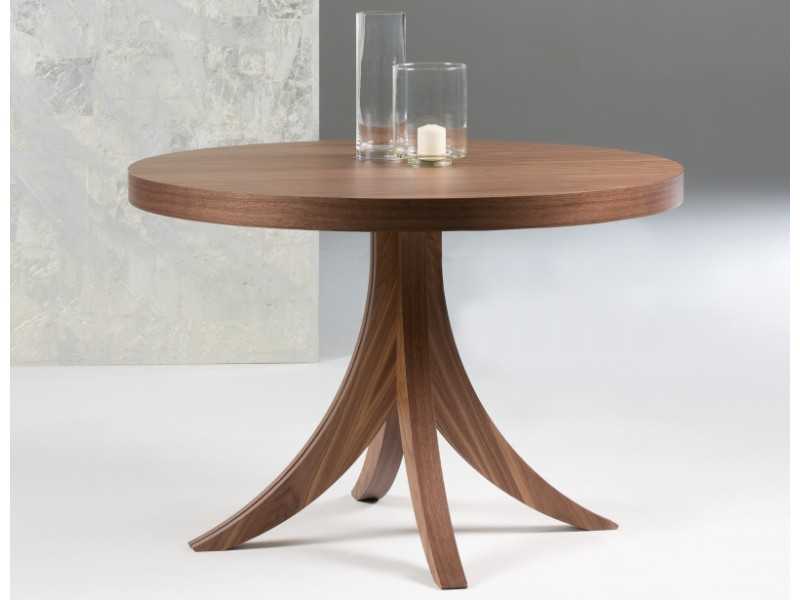 Table à manger ronde et extensible - COURBES