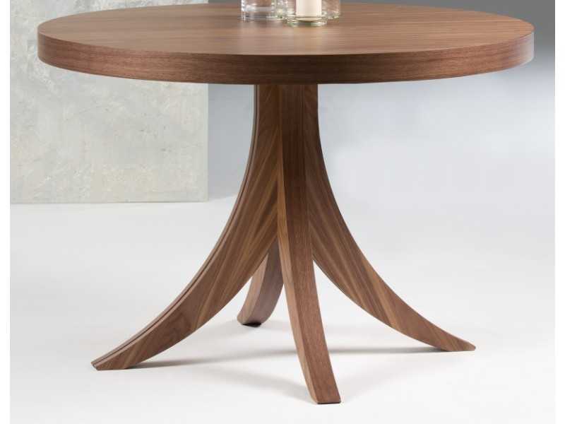 Table à manger ronde et extensible - COURBES