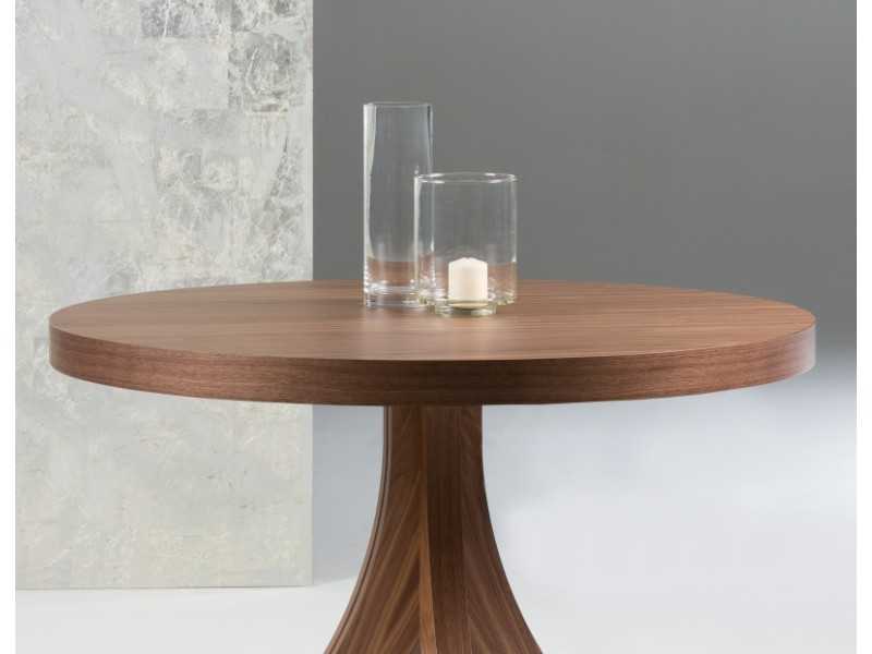 Table à manger ronde et extensible - COURBES