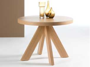 Mesa de comedor redonda y extensible - TREKY 2