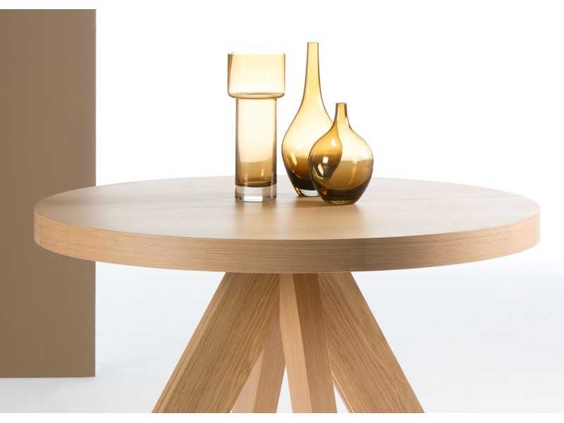 Table à manger ronde et extensible - TREKY