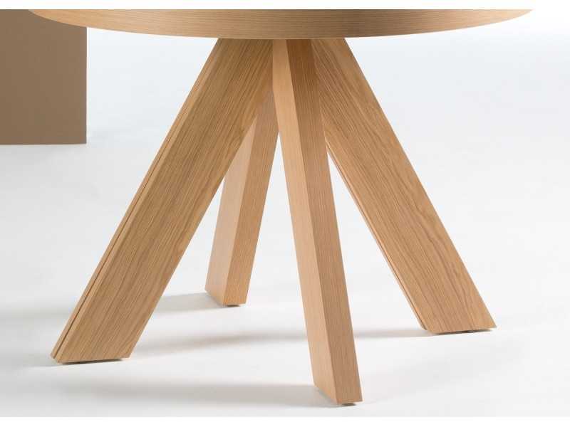 Table à manger ronde et extensible - TREKY