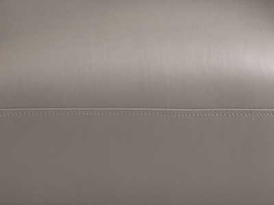 3-seater chester sofa upholstered in genuine leather - ALBERTINE 3