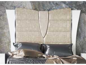 Tête de lit design laquée et tapissée - ADELISE