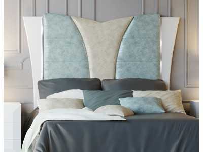 Tête de lit design laquée et tapissée - ALECIA Tête de lit design laquée et tapissée - ALECIA