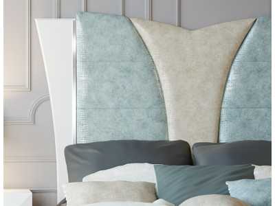 Tête de lit design laquée et tapissée - ALECIA Tête de lit design laquée et tapissée - ALECIA