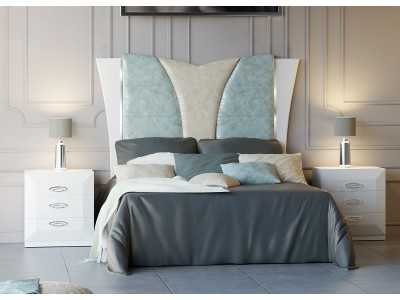 Lacquered chest of drawers with 4 drawers with plinth - ALECIA