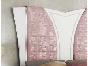 Lacquered and upholstered designer headboard - AMAURY 2