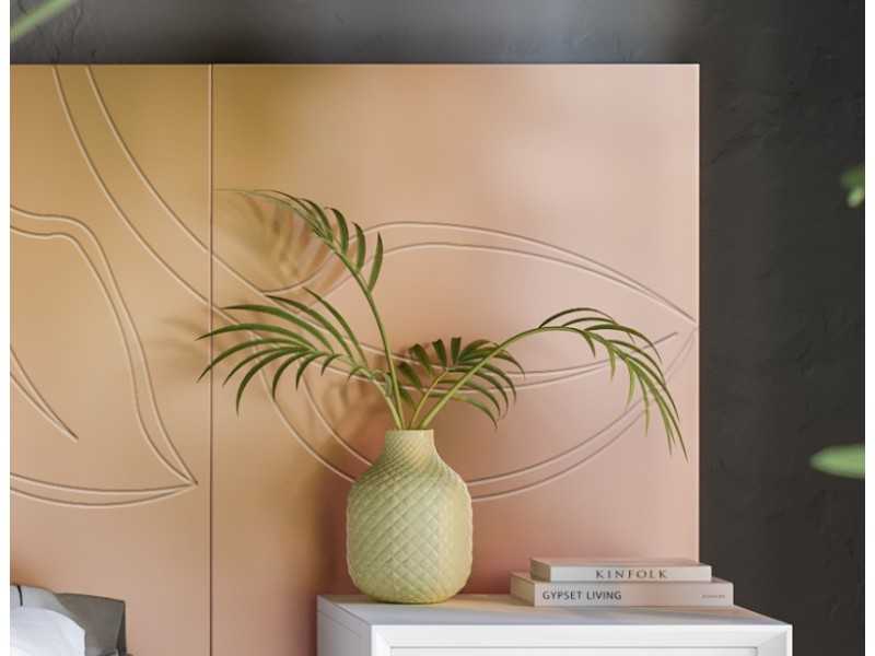 Designer lacquered XL headboard - ADILA