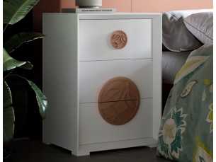 3-drawer bedside table - ADILA
