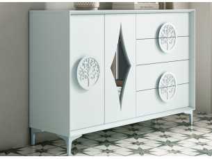 Buffet design laqué avec portes et tiroirs - ALLEGRA 2