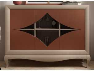 Designer lacquered sideboard with 3 doors - ARIANNA 2