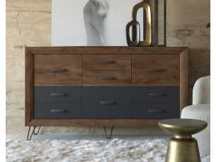 Buffet design avec 3 portes et 6 tiroirs - AGRIPA 2