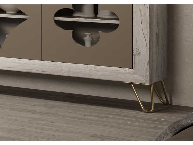 Buffet design avec 3 portes et 3 tiroirs - AMARANTE