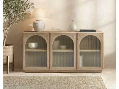 Buffet en bois massif avec portes - ANAAN Buffet en bois massif avec portes - ANAAN
