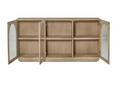 Buffet en bois massif avec portes - ANAAN Buffet en bois massif avec portes - ANAAN