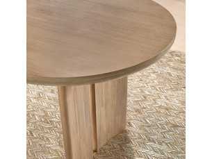 Table à manger fixe en bois massif - ANAAN 2