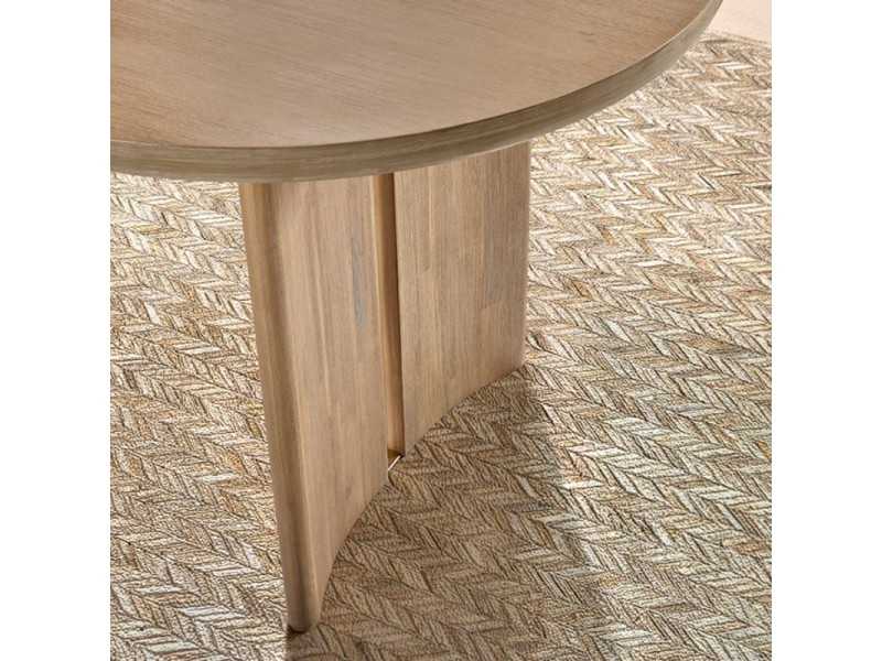 Fixed dining table in solid wood - ANAAN